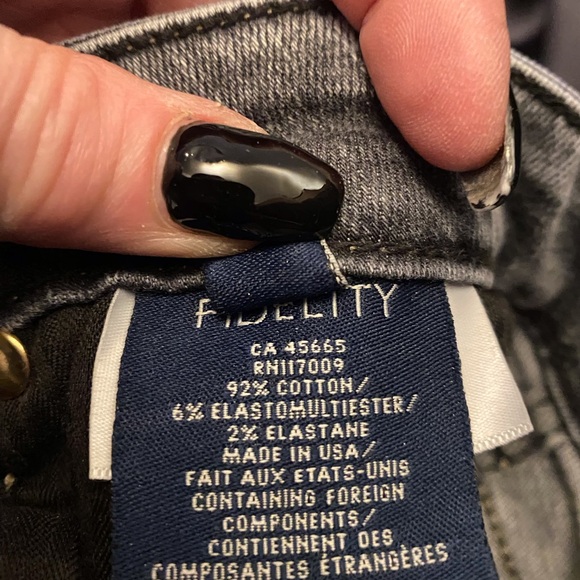 Fidelity Gwen Skinny Jeans Size 29 - Picture 5 of 8